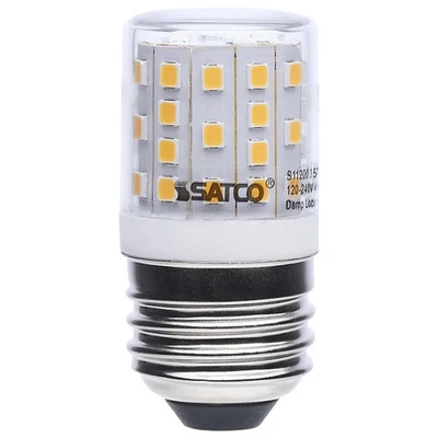 3.5 Watt T14 LED - 3000K CCT - Medium Base - Clear Finish - Appliance Lamp - 120 - Image 1 of 4