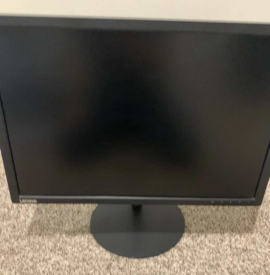 Lenovo ThinkVision T2454pA Monitor 24" LED IPS FHD 1920x1080 w Stand Power Cord - Image 1 of 4
