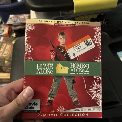 Home Alone & Home Alone 2 -Blu Ray/Dvd/Digital Disney Movie Club Exclusive NEW - Image 1 of 4