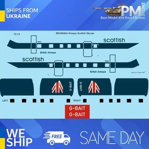 26 Decals 72-13 1/72 BEA SKYVAN Decal für Flugzeuge - Bild 1 von 2