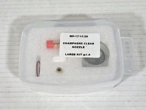 Kit Saldatura TIG Set 6 Pezzi con Corpo Collettore Tazza Vetro 2,4MM per Torcia 17 18 26 - Foto 1 di 2