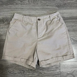 Forever 21 beige Damenhose mit Reißverschluss Baumwolle und Taschen Größe M - Bild 1 von 12