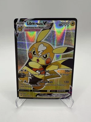 Libre Wrestling Cosplay Pikachu Custom Fan Art Card Series Pokemon FREE SHIPPING - Image 1 of 2