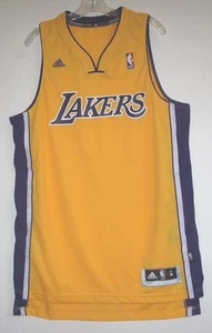 CAMISETA DORADA ADIDAS LOS ANGELES LAKERS SWINGMAN EQUIPO EN BLANCO 3XL - Imagen 1 de 6