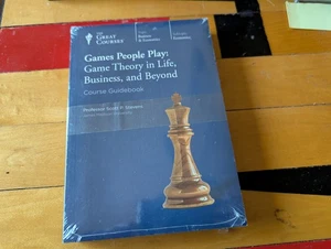 Great Courses 4x DVD Buch Spiele Menschen spielen Spiel Theorie Leben Geschäft neu versiegelt - Bild 1 von 4