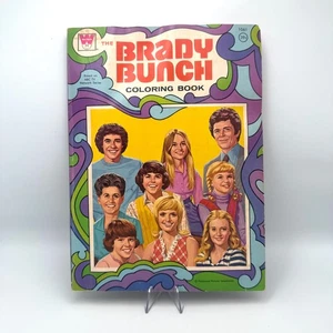 Vintage 1974 The Brady Bunch Coloring Book Whitman Partial Used See Photos- Read - Picture 1 of 10