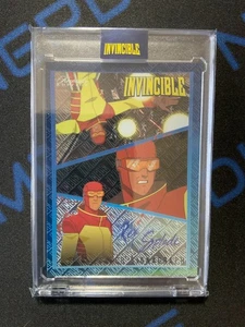 2025 Keepsake Card Invincible #NSCC-9 Rex Splode SDCC Laser Signagraph Blue /75 - Bild 1 von 2
