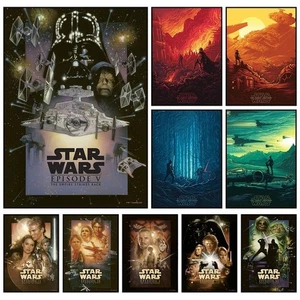 Star Wars Leinwand Gemälde Film Kunst Retro Poster Modern Home Wanddeko - Bild 1 von 17