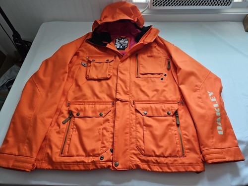 VETEMENTS Giacca da sci vintage Oakley Tech arancione reversibile rosa adulto media 26x31