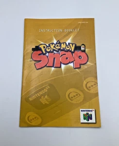 Pokemon Snap Nintendo N64 Instruction Manual ONLY - Picture 1 of 5