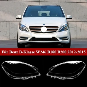 Paar Scheinwerferglas Set für Mercedes B-Klasse W246 2011-2015 L+R - Bild 1 von 4