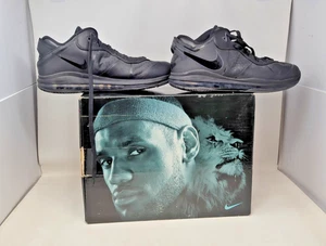 Nike Lebron 8 V/2 Low Triple Black Out Shoes Men’s 13.5 Sneakers 456849 001 - Picture 1 of 8