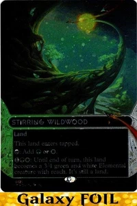 1x - Stirring Wildwood - GALAXY FOIL BORDERLESS #129 - Stellar Sights - NM MTG - Picture 1 of 1