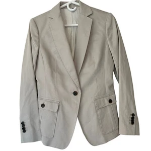 Martin & OSA Blazer Sencillo Pecho Silencioso Lujo Academia Preppy Oficina Sirena 6 - Imagen 1 de 11