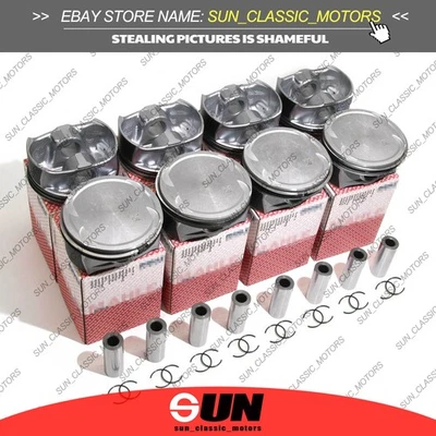 8x Kit Pistones y Anillos STD Φ102 Para Mercedes-Benz W204 ML63 W211 CL63 M156 6.3L Foto 1 de 4