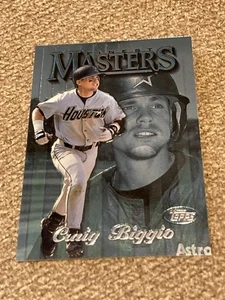 1997 Topps Finest Craig Biggio Masters Embossed #128 Uncommon Astros HoF - Bild 1 von 3