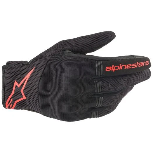 Guantes de motocicleta Alpinestars de cobre para adultos negros/rojos flúor talla grande Foto 1 de 1