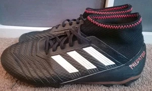 Scarpe da calcio uomo Adidas Predator 18.3 lame sagomate calze nere - UK 9 - Foto 1 di 6