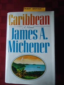 *Caribbean* by James A. Michener First Edition 1989, Hard Cover Dust Jacket - Picture 1 of 12