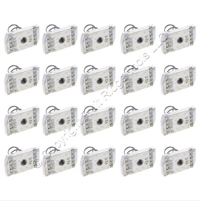 20 B-LINE 1/4" Channel Nuts w/Spring 1/4 x 20 tpi For B42/B52/B54/B56 Strut N524 - Image 1 of 4