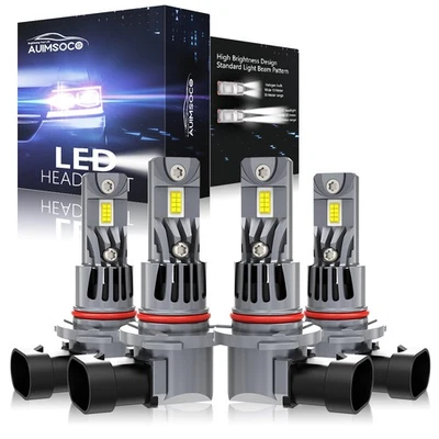 Para Chevrolet Express 2500 1996-2021 4x Faros LED Bombillas Blancas Luz Alta Baja Foto 1 de 4