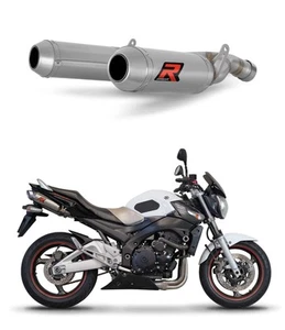 Adatto per Suzuki GSR 600 2006 - 2011 Silenziatore di Scarico Silenziatore... - Foto 1 di 5