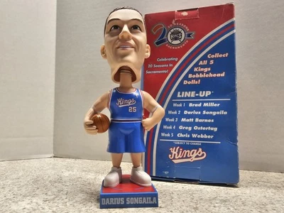 Darius Songaila Sacramento Kings NBA 2005 Bobblehead NIB Carl's Jr - Image 1 of 4