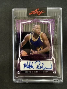 Leaf Metal Sports Heroes 2025 - Mitch Richmond #BA-MR1 púrpura/6 (AU) - Imagen 1 de 2
