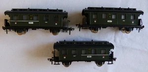 H0 1 : 87 - 3 Fleischmann Waggons Personenwagen Made in the US Zone 1402 Köln - Picture 1 of 7