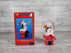 Kurt Adler Peanuts Snoopy Lighted Musical Christmas Ornament San Francisco Music - Picture 1 of 10