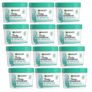 12x Garnier Body Superfood Aloe Vera & Magnesium Body Cream 380ml - Picture 1 of 9