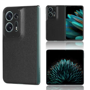 PU Leather Protector Case Back Cover Phone Case for OPPO Find N2 - Picture 1 of 13