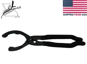 Oil Filter Pliers 11 3/4" Long Filters 2" to 4 1/4" Diameter, Soft Handle Wrench - Picture 1 of 6