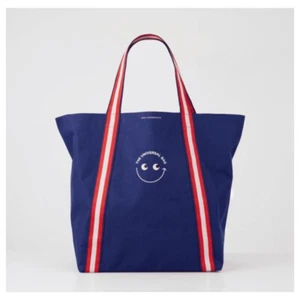 NEW ANYA HINDMARCH x Meijiya THE UNIVERSAL BAG Navy Japan Limited NEW - Picture 1 of 9