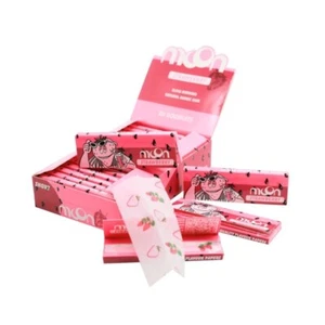 1 Box 20 Packs MOON Strawberry Flavor Rolling Paper Short Size 70 mm Tobacco - Bild 1 von 7