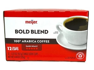 Tazas K de café tostado oscuro mezcla audaz Meijer 12 quilates 4,44 oz - Imagen 1 de 1