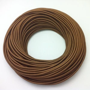50m Design Textilkabel Stoffkabel Lampenkabel Bronze 3x0,75 Top EU Qualität - Bild 1 von 1