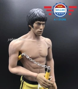 FIGURA KUNG FU 1/6 Personalizada Nunchakus con PHICEN M32 Muscular Sin Costuras Cuerpo Masculino - Imagen 1 de 5