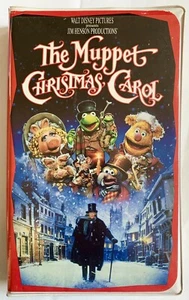 The Muppet Christmas Carol VHS clamshell video 1993 Movie Michael Cain - Picture 1 of 2