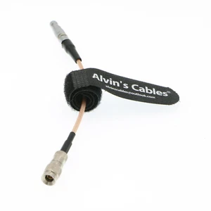 Timecode Sync Box Input Cable for Red Epic Scarlet DIN 1.0/2.3 to 4 Pin Male - Picture 1 of 5