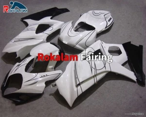 Carenado de motocicleta blanco negro para Suzuki GSXR1000 K7 2007 GSX-R 1000 07 08 - Imagen 1 de 1
