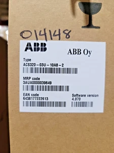 ABB Drive 3 HP 230V 15.7 A 3 Phase No Keypad ACS320-03U-10A8-2 - Picture 1 of 1