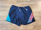 vintage Ocean Pacific OP size large nylon swim gym 4.5' inseam short shorts