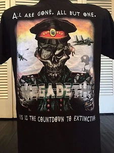 Megadeth Countdown To Extinction Tour Shirt Größe Large Rock Metal - Bild 1 von 3