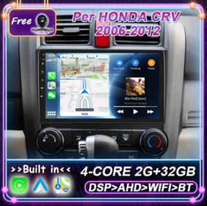 4-CORE Per HONDA CRV 2006-2012 Navi Android 14 CarPlay Autoradio GPS 2+32GB DAB+ - Foto 1 di 17