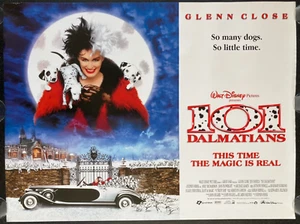 101 DALMATIANS 1996 Original Cinema UK Quad Movie POSTER ROLLED Disney - Picture 1 of 9