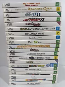 Nintendo Wii Games Bundle X20 Manuals Good Condition PAL - Picture 1 of 11