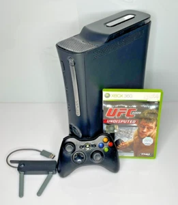 Xbox 360 elite 120 gb + controller originale + cavi + adattatore di rete + gioco - Foto 1 di 15