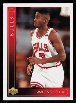 1993 Upper Deck Jo Jo English #415  Basketball Rookie Chicago Bulls  RC - Image 1 of 2