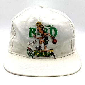 Vintage Larry Bird Boston Celtics Snapback Hat Cap Adjustable Nba - Bild 1 von 6